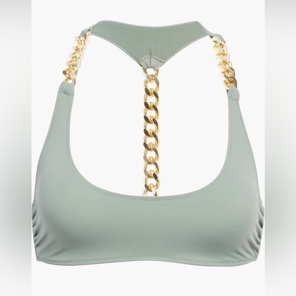 NWOT Stella McCartney Falabella Chain Detail Bikini Top and Bottoms Size S $789 - Picture 12 of 16